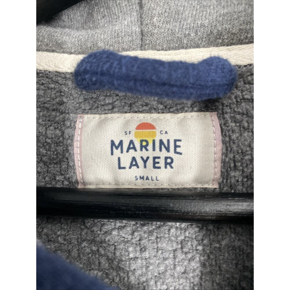 Marine Layer Full Zip Sweatshirt Men’s Small Casual Loungewear Outdoor 888 - Picture 2 of 5